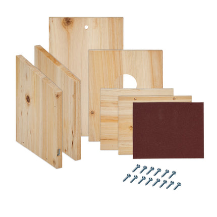 Kit de nichoir avec entrée de 35 mm pour moineaux