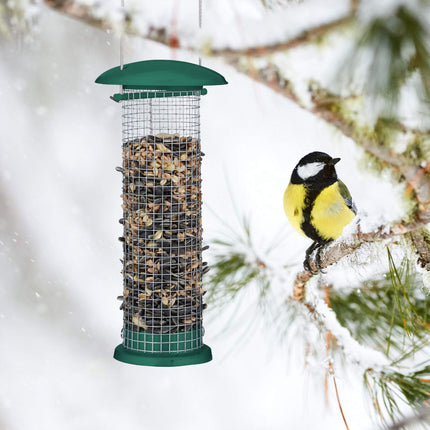 Mangeoire à oiseaux (2 pièces) à suspendre