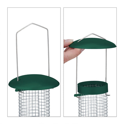 Mangeoire à oiseaux (2 pièces) à suspendre