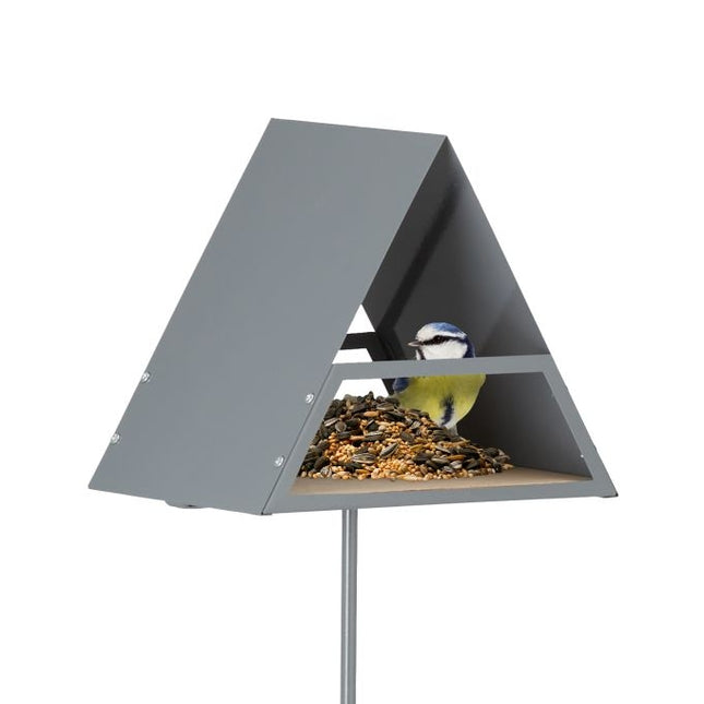 Mangeoire à oiseaux avec piquet