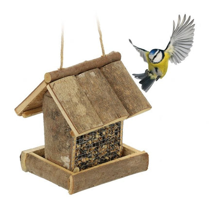 Bird feeder with suspension