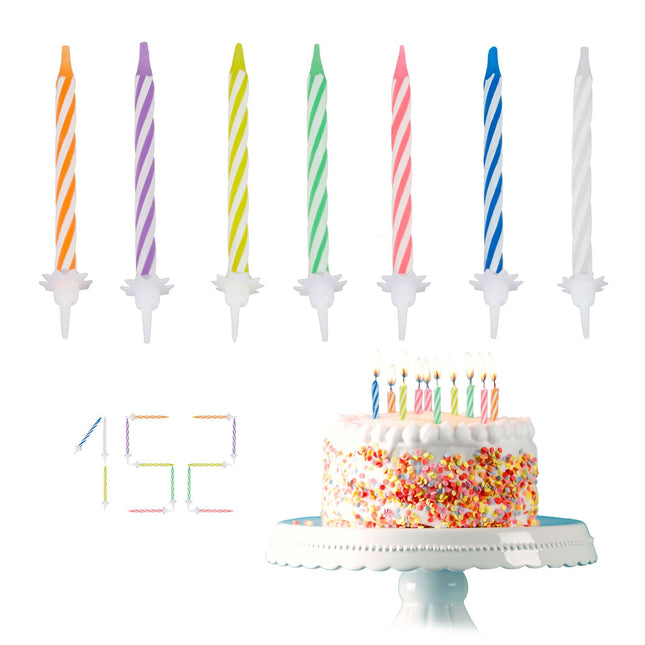 Bougies d'anniversaire 152 pièces
