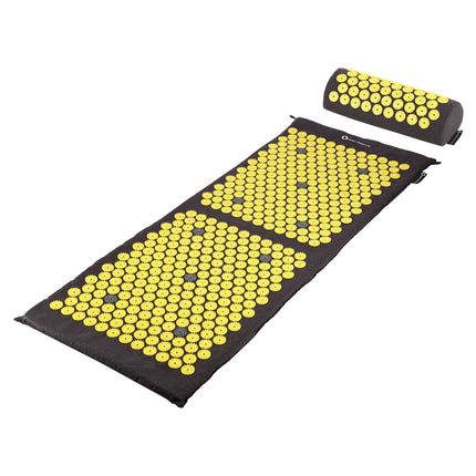 Ensemble de tapis d'acupression noirs - Soulagement de la douleur, relaxation