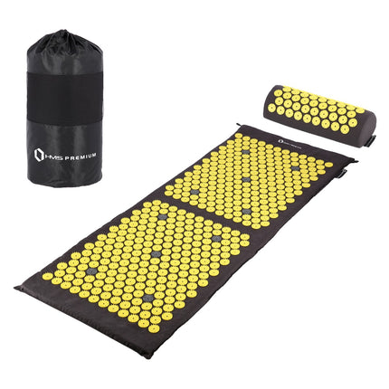 Ensemble de tapis d'acupression noirs - Soulagement de la douleur, relaxation