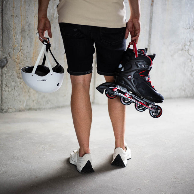Patins à roues alignées noirs, taille 44, ajustement réglable