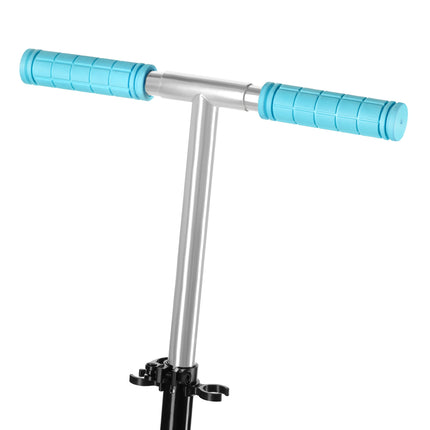 Schwarzer Tretroller, faltbar, leichtes Design