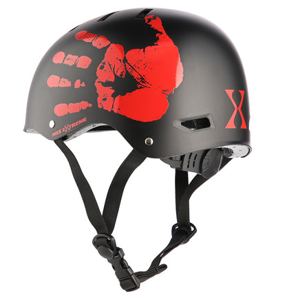 Casque noir moyen, taille 52-59 cm
