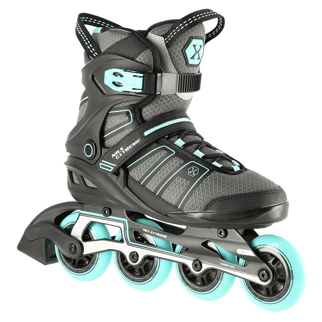 Patins à roues alignées Black-Mint taille 44, réglables