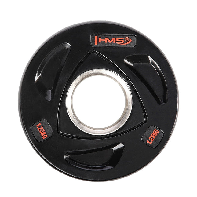 Schwarze Olympia-Hantelscheibe 1,25 kg