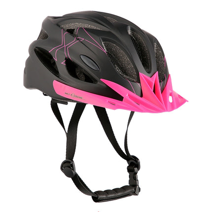 Casque noir-rose taille L, 55-61 cm