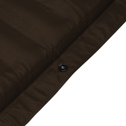 Tapis de camping autogonflant noir, compact et portable