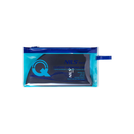 Bonnet de bain en silicone noir - Couleur unie
