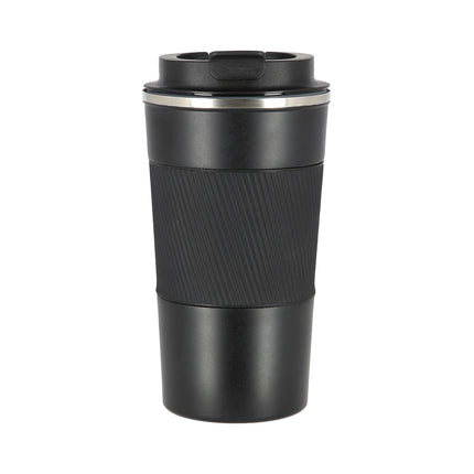 Tasse isotherme noire en acier inoxydable, 255 ml