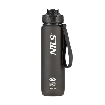 Schwarze Tritan-Wasserflasche – Robust, BPA-frei, 750ml