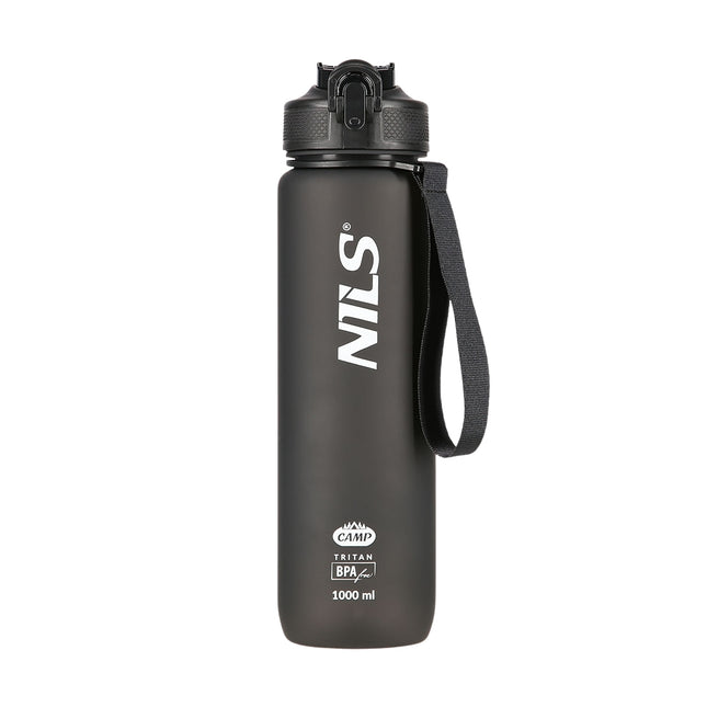 Schwarze Tritan-Wasserflasche – Robust, BPA-frei, 750ml