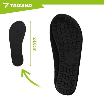 Black Water Shoes, Size 40, Non-Slip, Quick-Drying