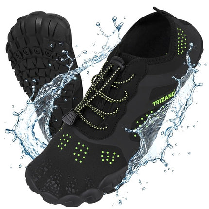 Chaussures aquatiques noires, pointure 43, semelle antidérapante de 5 mm