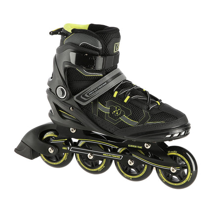 Schwarz-Gelbe Inlineskates, Größe 39