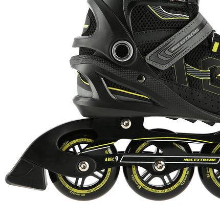 Schwarz-Gelbe Inlineskates, Größe 39