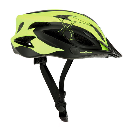Schwarz-Gelb Größe L (55-61cm) Fahrradhelm