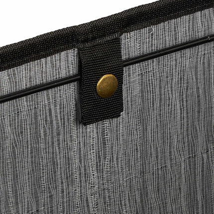 Panier de rangement en bambou noir