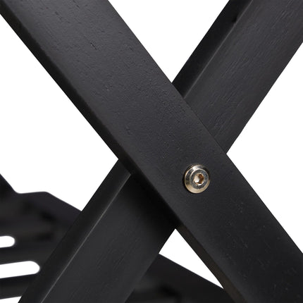 Porte-valises en bambou noir