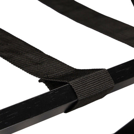 Porte-valises en bambou noir