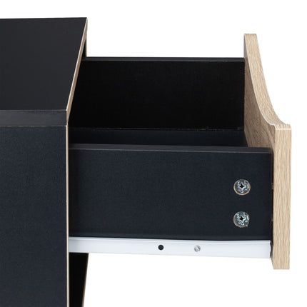 Table de chevet noire