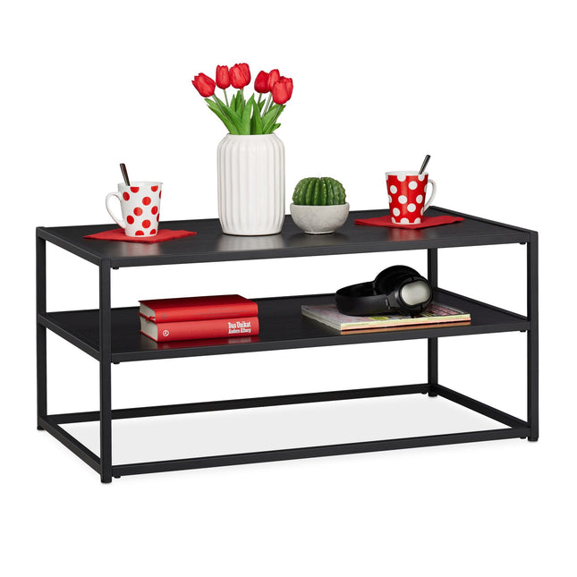 Table basse noire