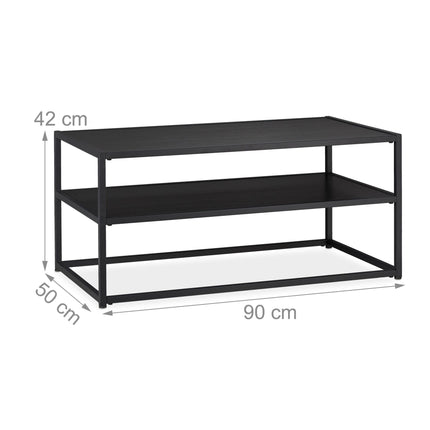 Table basse noire