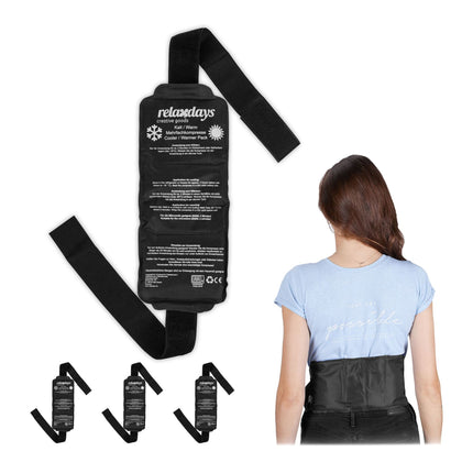 Lot de 4 ceintures froides noires