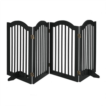 Schwarzes Sicherheitstor 92 cm