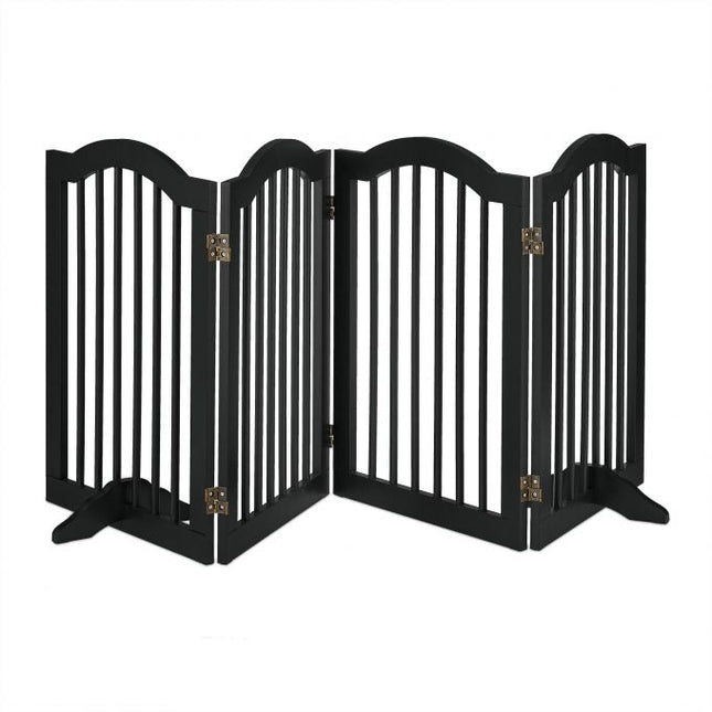 Portail de sécurité noir 92 cm