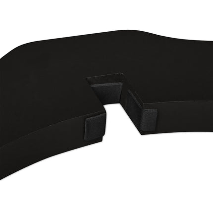 Schwarzes Sicherheitstor mit Tür 70 cm