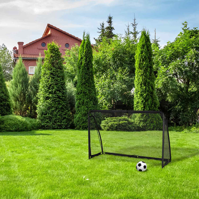 But de football noir 120 x 180 cm