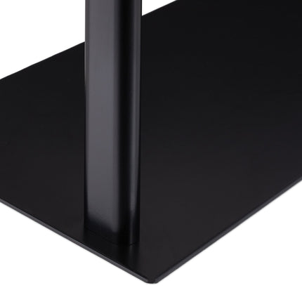 Porte-serviettes noir à 3 barres