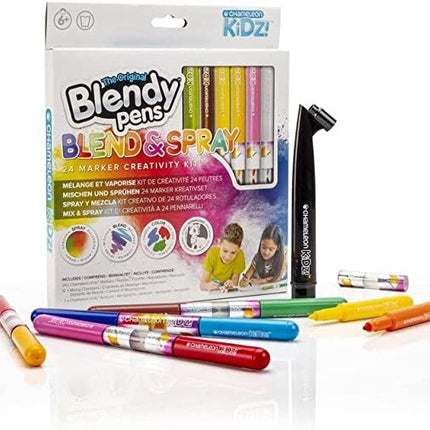 Ensemble de papeterie Blendy Pens, marqueurs et spray, 24 pièces