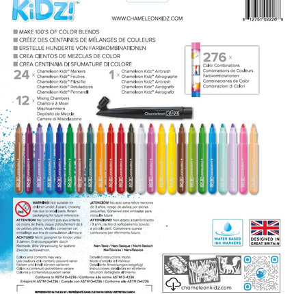 Ensemble de papeterie Blendy Pens, marqueurs et spray, 24 pièces
