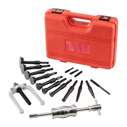 Blind Hole Bearing Puller Set, 16-Piece Slide Hammer Kit
