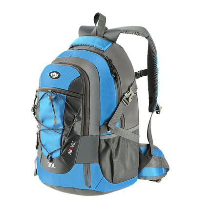 Blauer Rucksack, großes Fassungsvermögen, strapazierfähiger Stoff