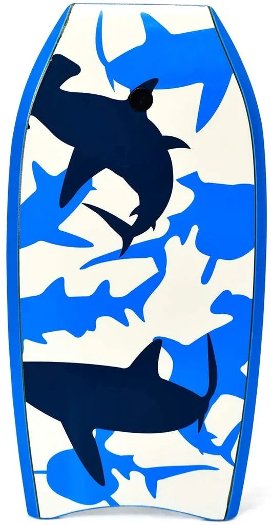 Bodyboard bleu 83x47x5,5 cm avec leash de sécurité