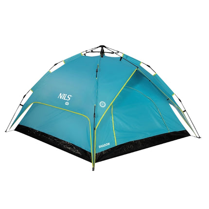 Tente de camping bleue, 2 personnes, légère, imperméable