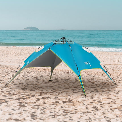 Tente de camping bleue, 2 personnes, légère, imperméable