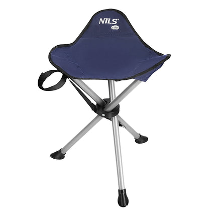 Blauer faltbarer Campinghocker, leichtes tragbares Design