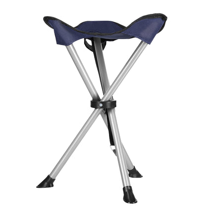 Blauer faltbarer Campinghocker, leichtes tragbares Design