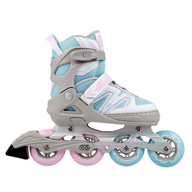 Patins à roues alignées bleu-gris, taille L