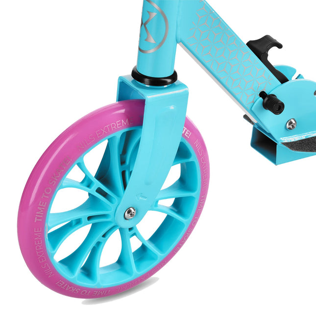 Trottinette bleue - Hauteur réglable, design pliable