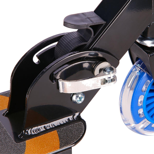 Trottinette bleue, pliable et légère