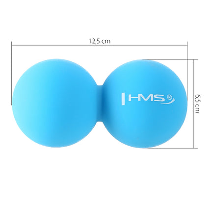 Boule de massage bleue, double, HMS