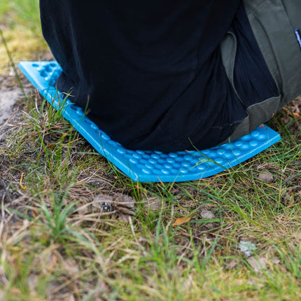 Blaue Mini-Klappmatte, kompaktes und tragbares Design